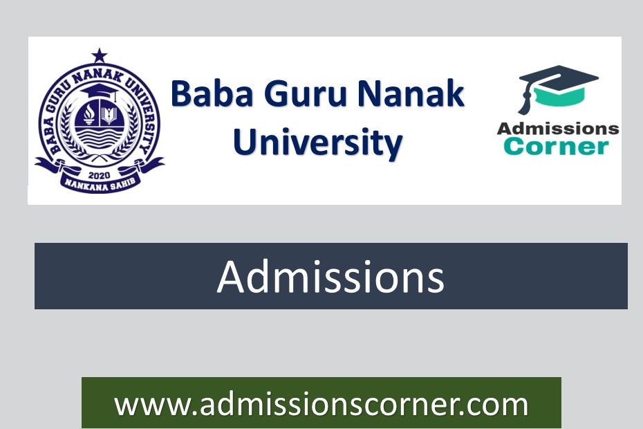 Baba Guru Nanak University BS Admissions Fall 2022 Baba Guru Nanak University BS Admissions Fall 2022