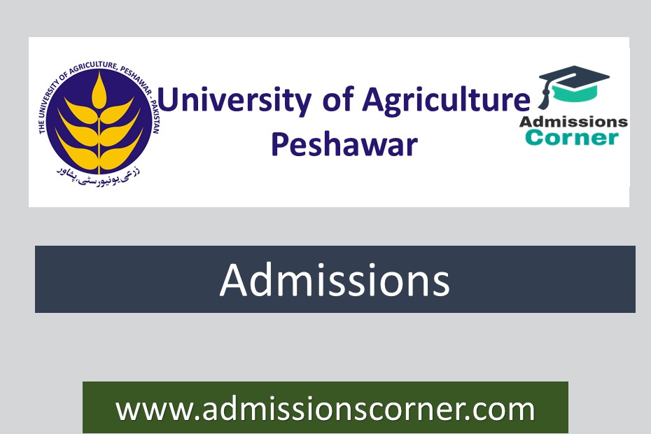 University of Agriculture Peshawar Admissions Spring 2025