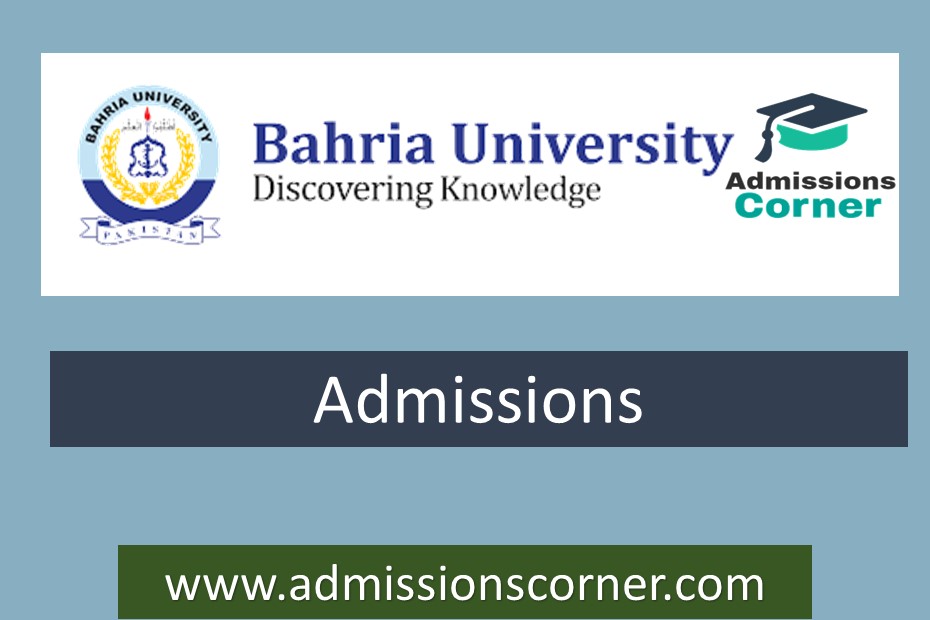 Bahria University Health Sciences Campus Karachi Admissions Spring 2024
