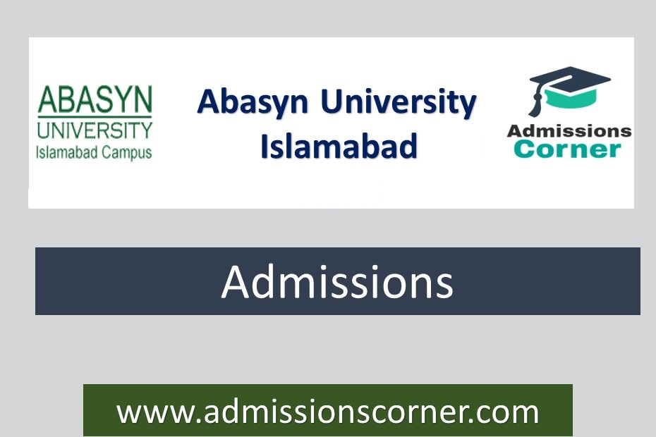 Abasyn University Islamabad AU Admissions Spring 2023