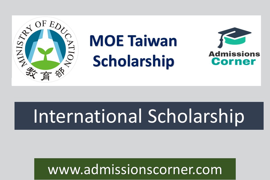 MOE Taiwan Scholarship Fully Funded Admissions Corner