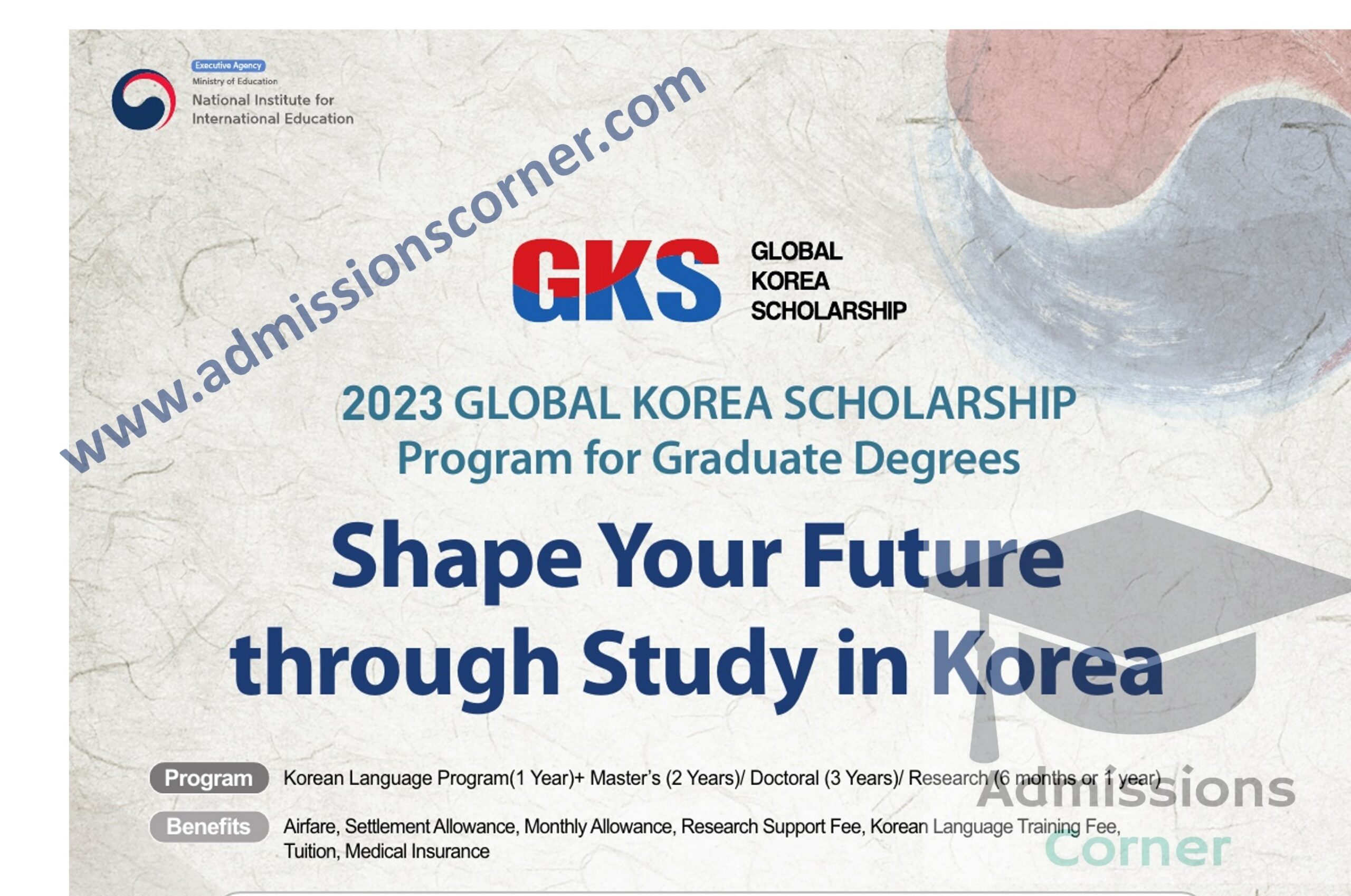 Global Korea Scholarship GKS For Graduate Studies