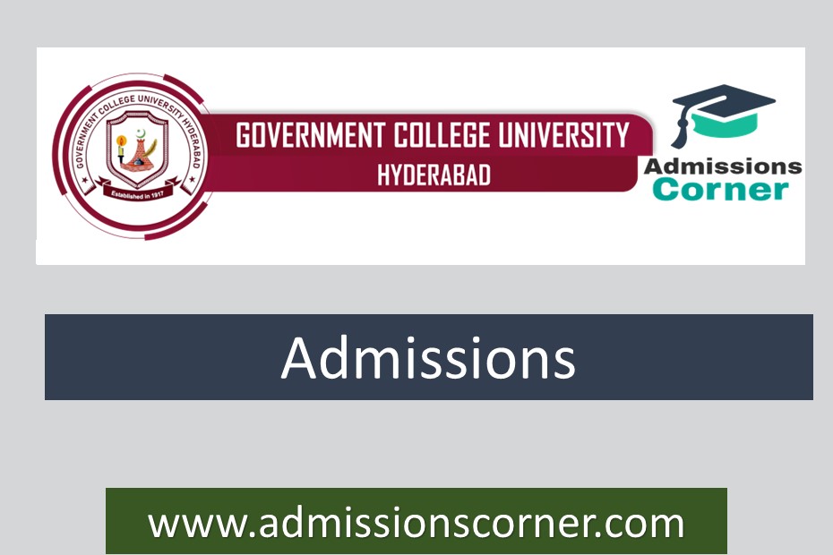 Government College University Gcu Hyderabad Bs Admissions Fall 2023